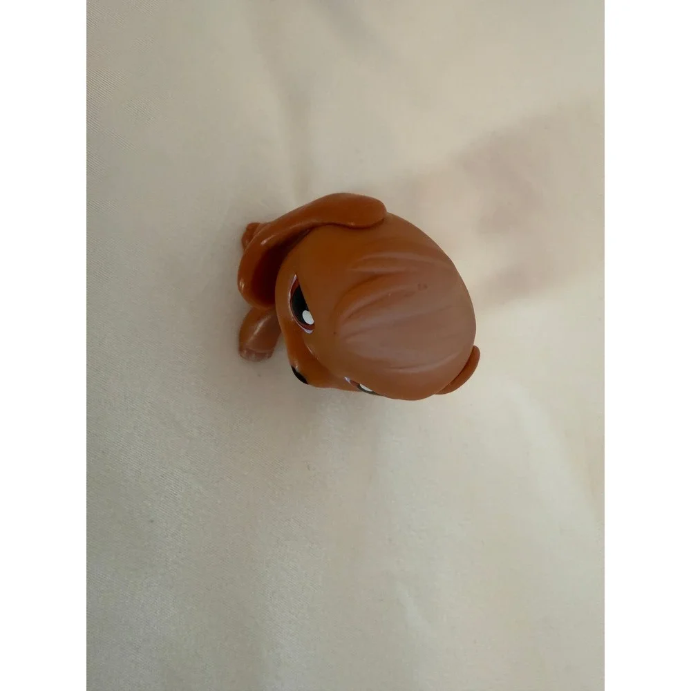 Littlest Pet Shop Brown Dachshund Dog Hasbro Collectible Figure